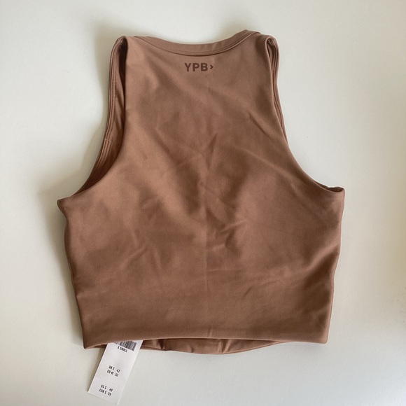 Abercrombie & Fitch YPB sculptLUX Plunge Henley Slim Tank  Brown Size XS NWT - Picture 5 of 5